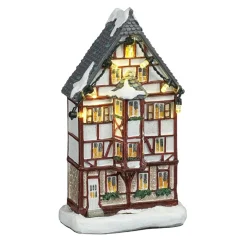 Luville Kerstdorp<Kerstdorp Elzas facade 8 x 4 x 14 cm