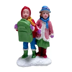 Kerstdorp<Kerstdorp schoolkinderen
