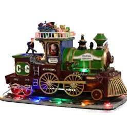 O'malley Kerstdorp<Kerstdorp trein 32x20cm