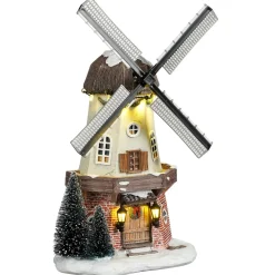 Luville Kerstdorp<Kerstdorp Windmolen 15x8x27cm