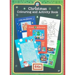 Creative Craft Group Kerstdecoratie<Kerst kleur- en activiteitenboek A4
