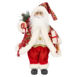 O'malley Kerstdecoratie<Kerstman 30 cm classic santa
