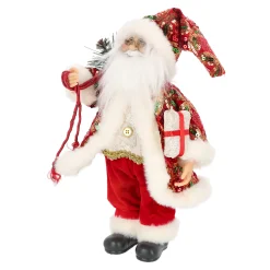 O'malley Kerstdecoratie<Kerstman 30 cm classic santa