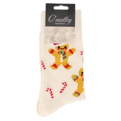 O'malley Kerstkleding<Kerstsok Ginger creme 39-43