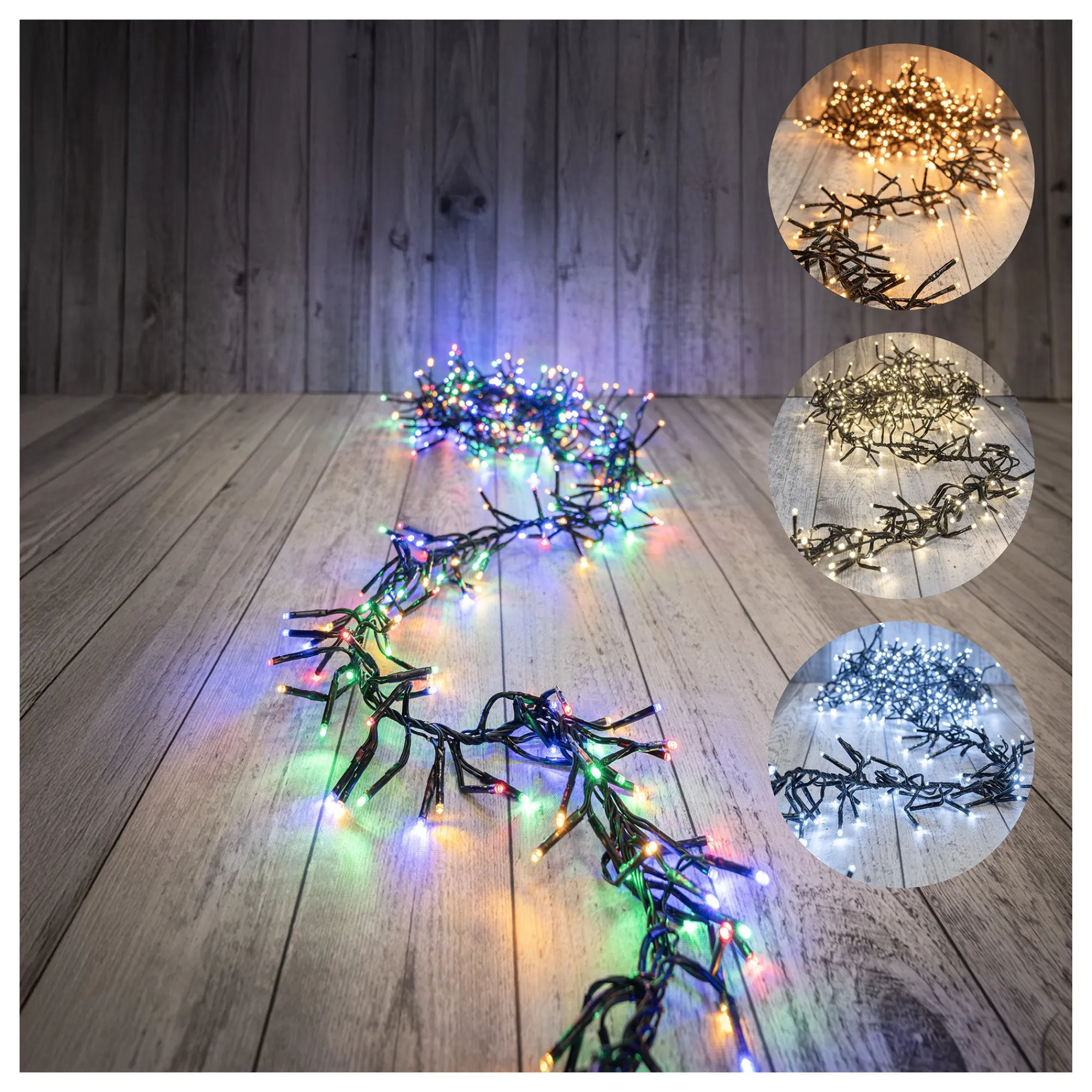 O'malley Kerstverlichting<Kerstverlichting 1152 LED twinkel multicolor