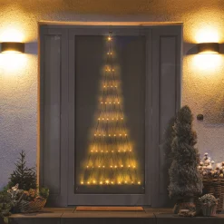O'malley Kerstverlichting<Kerstverlichting net kerstboom 170cm warm wit
