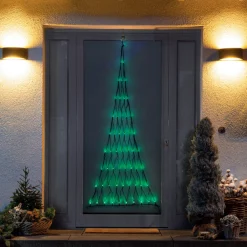 O'malley Kerstverlichting<Kerstverlichting net kerstboom 170cm groen