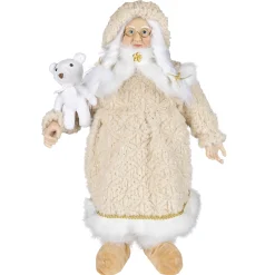 O'malley Kerstdecoratie<Kerstvrouw 65cm sweet beige