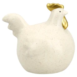 Van Cranenbroek Pasen|Woondecoratie<Kip deco creme 10cm