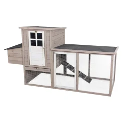 Friendly Pet Kip<Kippenhok+R 165cm CH02 taupe