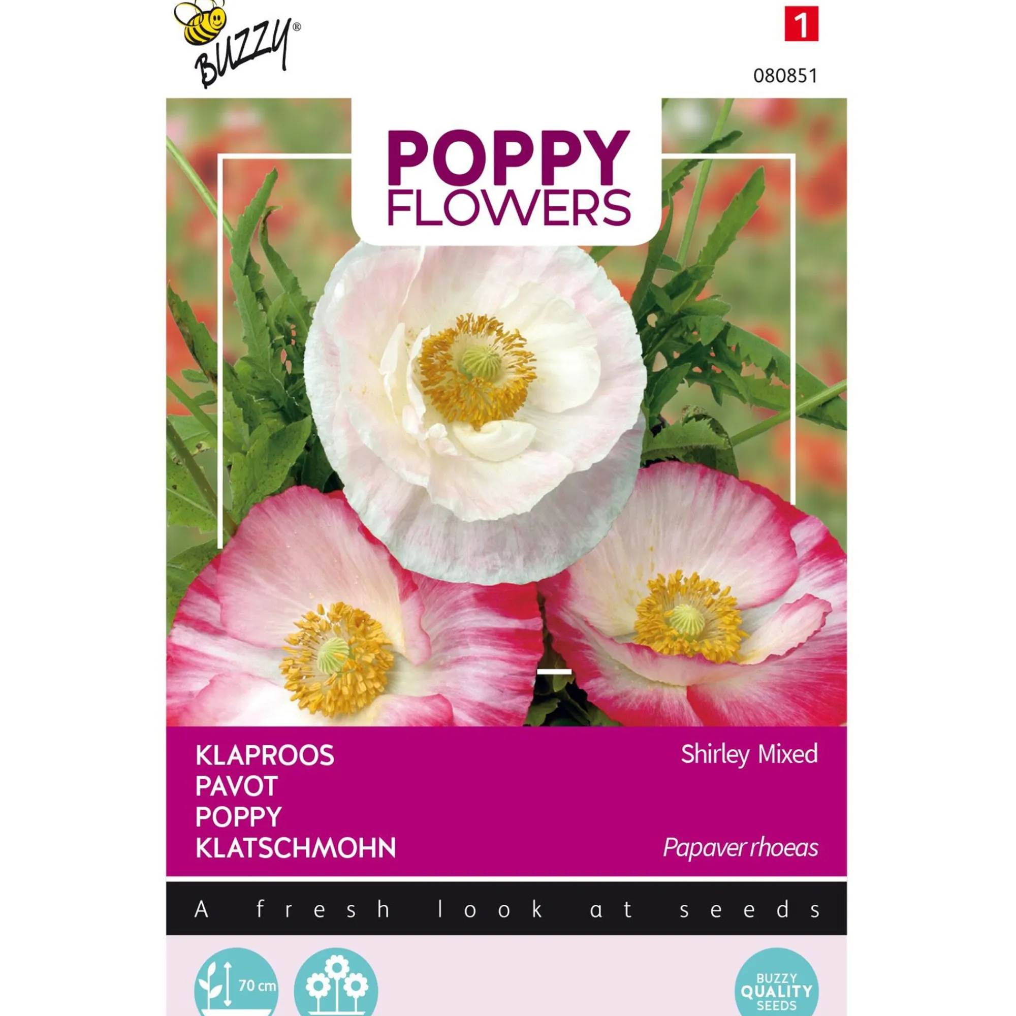 Buzzy Moestuin<Klaproos Shirley mix