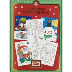Creative Craft Group Kerstdecoratie<Kleurboek kerst A4, 32 pagina's