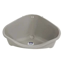 Moderna Knaagdierverzorging<Knaagdiertoilet hoek large warmgrijs