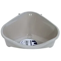 Moderna Knaagdierverzorging<Knaagdiertoilet hoek small warmgrijs