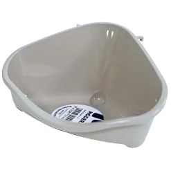 Moderna Knaagdierverzorging<Knaagdiertoilet hoek small warmgrijs