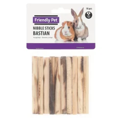 Friendly Pet Knaagdierverzorging<Knaagstokjes Bastian dia. 1 x 10 cm 10st.