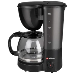 Alpina Koken & Tafelen<Koffiezetapparaat zwart 1,25L 750W