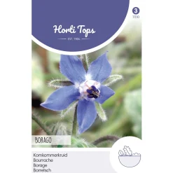 Horti Tops Moestuin<Komkommerkruid borage zaad