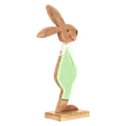 O'malley Pasen<Konijn hout 33cm groen