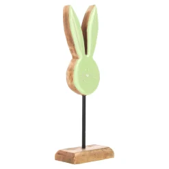 O'malley Pasen<Konijn op voet 23cm groen