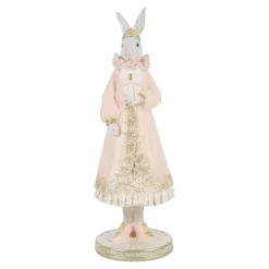 O'malley Pasen<Konijn staand roze 30cm
