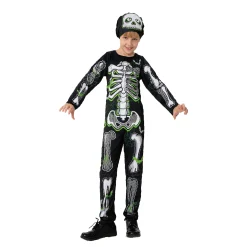 Van Cranenbroek Kinderkostuums<Kostuum Skelet groen 116