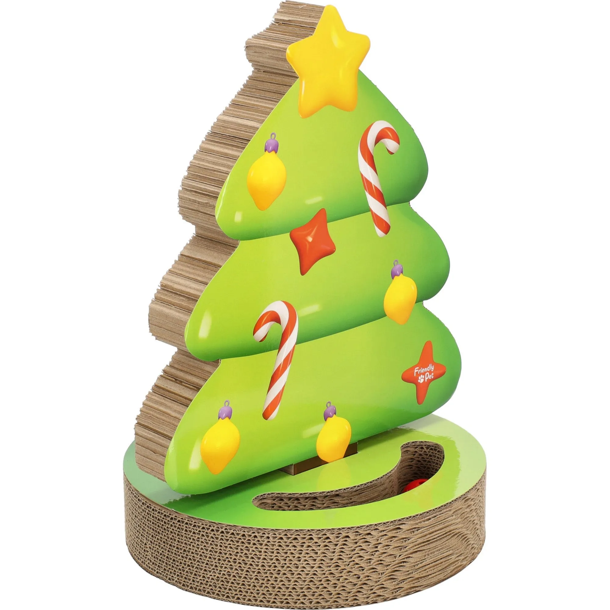 Friendly Pet Krabpaal<Krabkarton kerstboom 42 cm