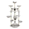 Friendly Pet Krabpaal<Krabpaal Casper 200cm antra/grijs