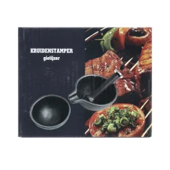 Barbecueaccessoires<Kruidenstamper gietijzer