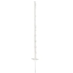 Koltec Afrastering<Kunststofpaal 105cm wit 10st