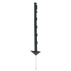 Koltec Afrastering<Kunststofpaal 70cm zwart 10st