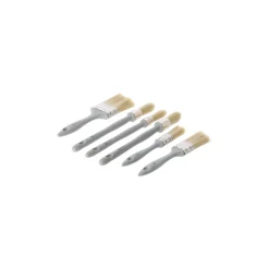 Lotus Verfspullen<Kwast rond en plat 6-delige set waterbasis