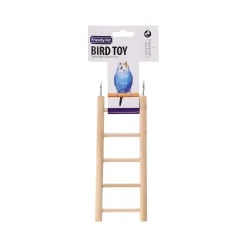 Friendly Pet Vogelspeelgoed<Ladder vogel 5 treden hout