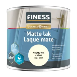 Finess Lakken<Lak waterb mat c.wit 14204 250ml