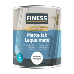 Finess Lakken<Lak waterb mat g.wit 14205 750ml