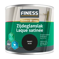 Finess Lakken<Lak waterb ZG zwart 1428 250ml