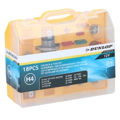Dunlop Autoaccessoires<Lampenset 18-delig H4 12V/60/5
