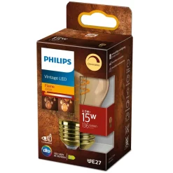 Philips Binnenverlichting<Lamp LED bol met spiraal dimbaar Vintage 15W E27