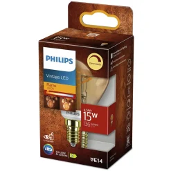 Philips Binnenverlichting<Lamp LED bol met spiraal dimbaar Vintage 15W E14