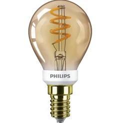 Philips Binnenverlichting<Lamp LED bol met spiraal dimbaar Vintage 15W E14
