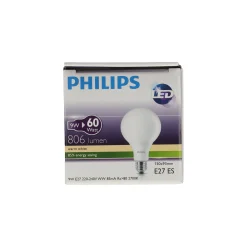 Philips Bouwlampen<Lamp LED globe mat 60W E27