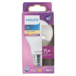 Philips Bouwlampen<Lamp LED peer mat 75W E27
