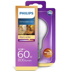 Philips Binnenverlichting<Lamp LED peer mat 60W E27 wg