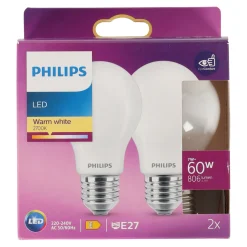 Philips Bouwlampen<Lamp LED peer 7-60W E27 duo
