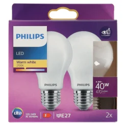 Philips Bouwlampen<Lamp LED peer 5-40W E27 duo