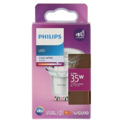 Philips Bouwlampen<Lamp LED 35W GU10 cool wit