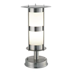 Diamant Buitenverlichting|Buitenverlichting<Lamp Piacenza RVS sokkel
