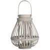 Gusta Woondecoratie<Lantaarn bamboe 22 cm Taupe