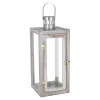 Mega Collections Woondecoratie<Lantaarn Lorenzo grey 44 cm