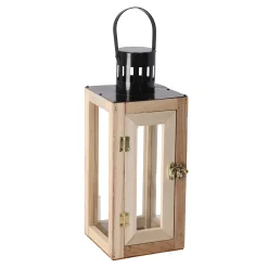 Mega Collections Woondecoratie<Lantaarn Lorenzo natural 34 cm